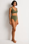 Eco Essentials High Waist Gathered Side Pant