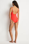 Celestia Frill Square Neck One Piece