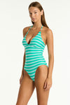 Biarritz Longline Halter One Piece