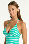 Biarritz Longline Halter One Piece