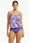 Blue Hawaii Blouson Tankini