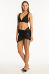 Day Club Drawstring Mini Mesh Skirt - Day Club - Sea Level Australia 