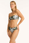 Aloha Mid Bikini Pant - Aloha Khaki - Sea Level Australia 