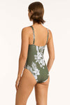 Aloha Longline Tri One Piece - Aloha Khaki - Sea Level Australia 