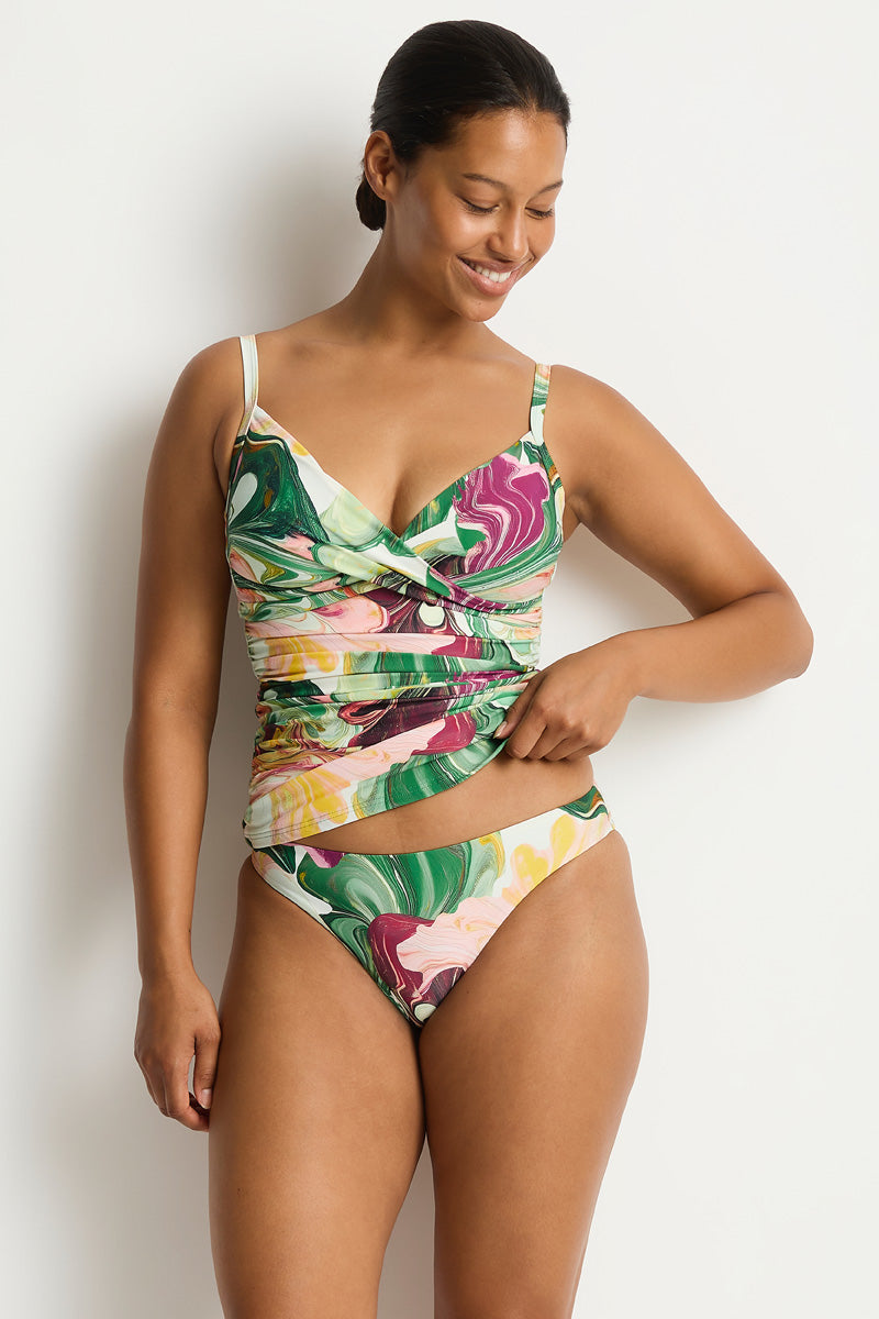 Abyss Cross Front Scoop Back Tankini