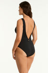 Drift High Neck One Piece