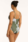 Aloha Cross Front Multifit One Piece - Aloha Khaki - Sea Level Australia 