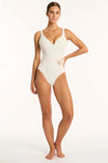 Casa Del Mar Plunge One Piece - Casa Del Mar Coconut - Sea Level Australia 