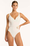 Casa Del Mar Plunge One Piece - Casa Del Mar Coconut - Sea Level Australia 