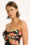 Juniper Twist Bandeau One Piece - Juniper - Sea Level Australia 