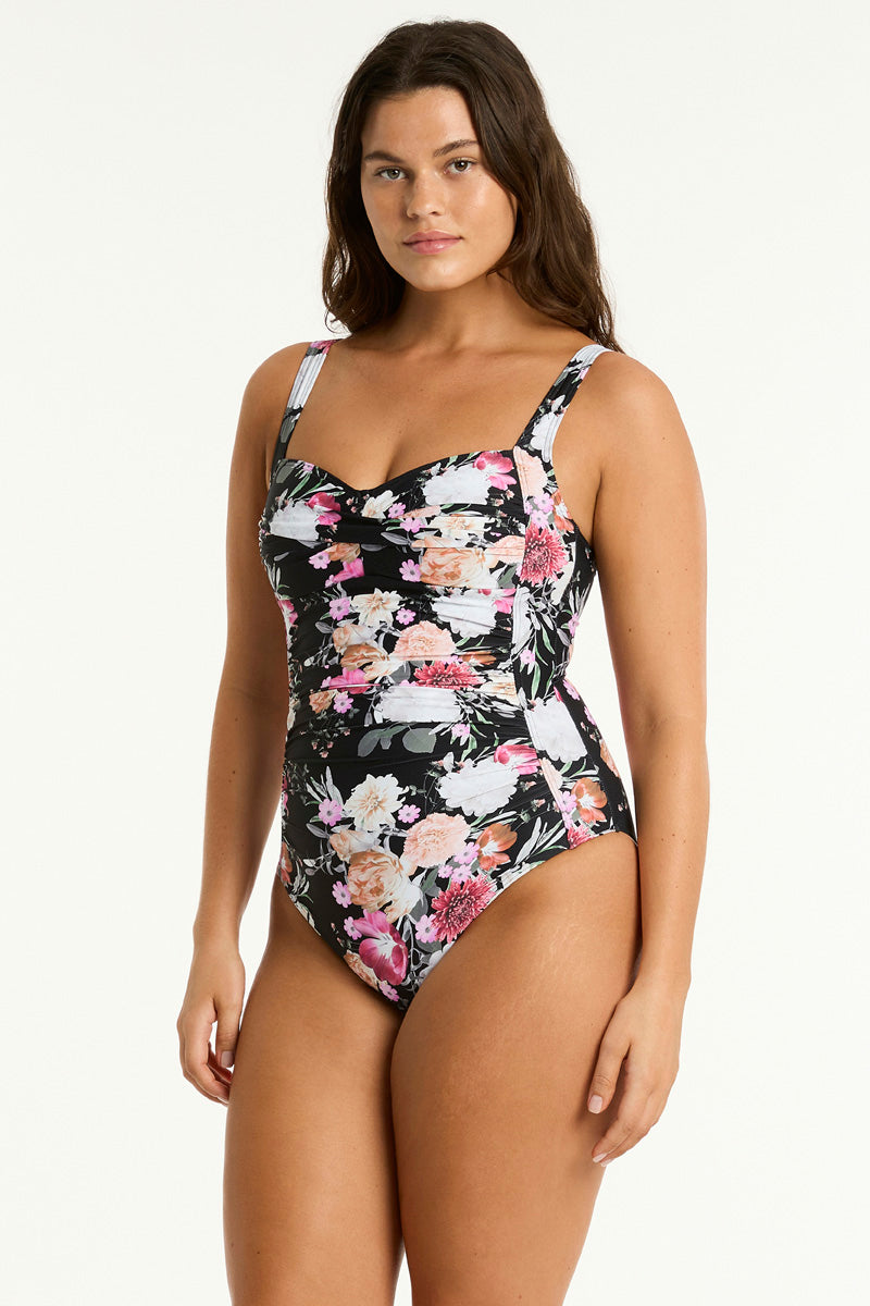 Belle Twist Front One Piece