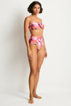 Neon Wave Twist Bandeau
