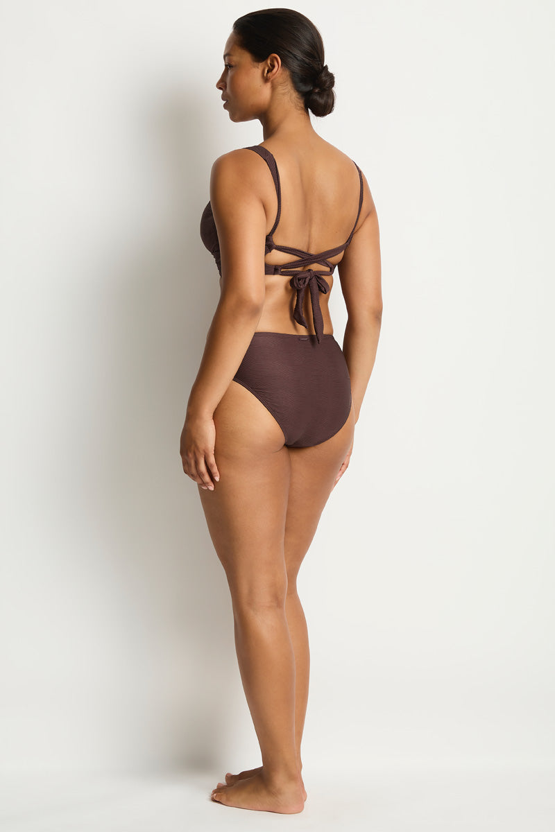 Zen Cross Front Tie Back Bra
