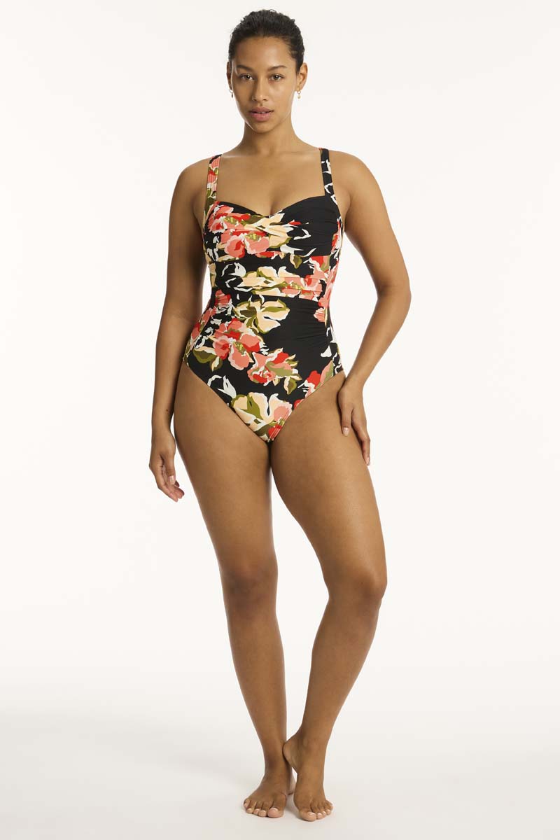 Juniper Twist Front One Piece - Juniper - Sea Level Australia 