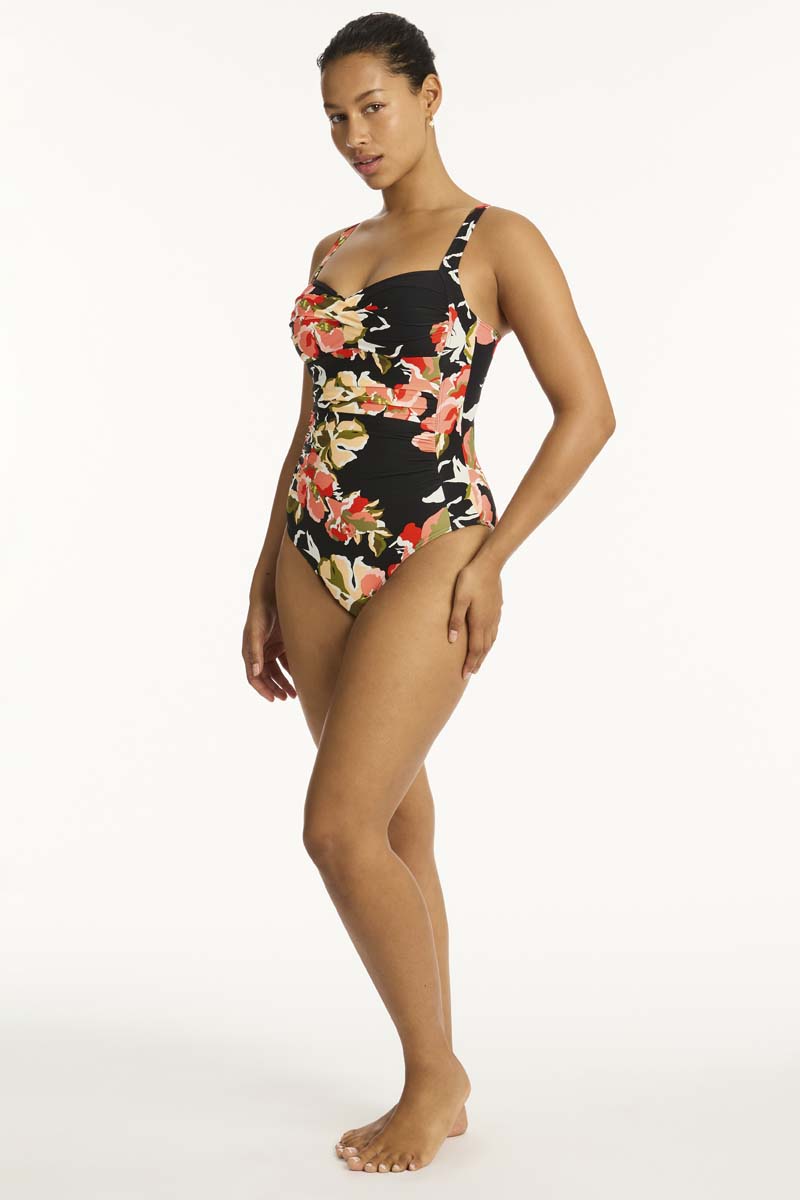 Juniper Twist Front One Piece - Juniper - Sea Level Australia 