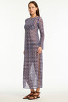 Coast Mesh Long Dress