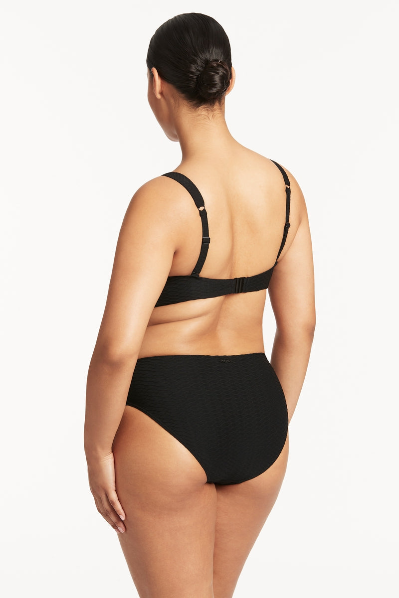 Honeycomb C/D Underwire Bra - Honeycomb Black - Sea Level Australia 