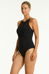 Drift Panelled High Neck One Piece