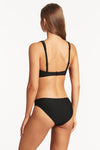 Honeycomb Regular Bikini Pant - Honeycomb Black - Sea Level Australia 