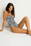 Zebralis Balconette Bra One Piece