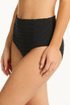 Palisades Panelled High Waist Pant - Palisades Black - Sea Level Australia 