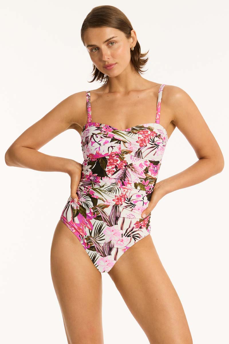 Isla Twist Bandeau One Piece - Isla - Sea Level Australia 