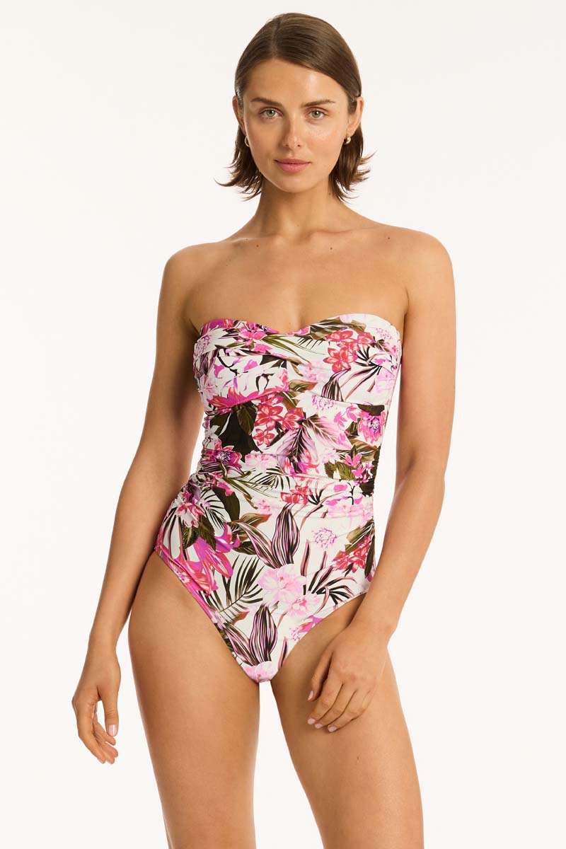 Isla Twist Bandeau One Piece - Isla - Sea Level Australia 