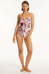 Isla Twist Bandeau One Piece - Isla - Sea Level Australia 