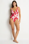Leilana Scoop Back Panel Line One Piece