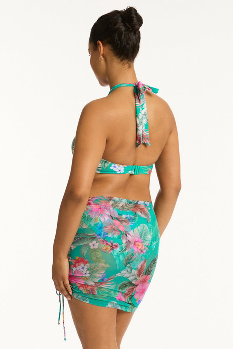 Pacifico Drawstring Mini Mesh Skirt - Pacifico - Sea Level Australia 