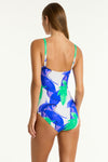 Sublime Twist Bandeau One Piece in Sea Level | Sea Level Australia 