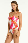 Sublime Twist Bandeau One Piece in Sea Level | Sea Level Australia 