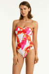 Sublime Twist Bandeau One Piece in Sea Level | Sea Level Australia 