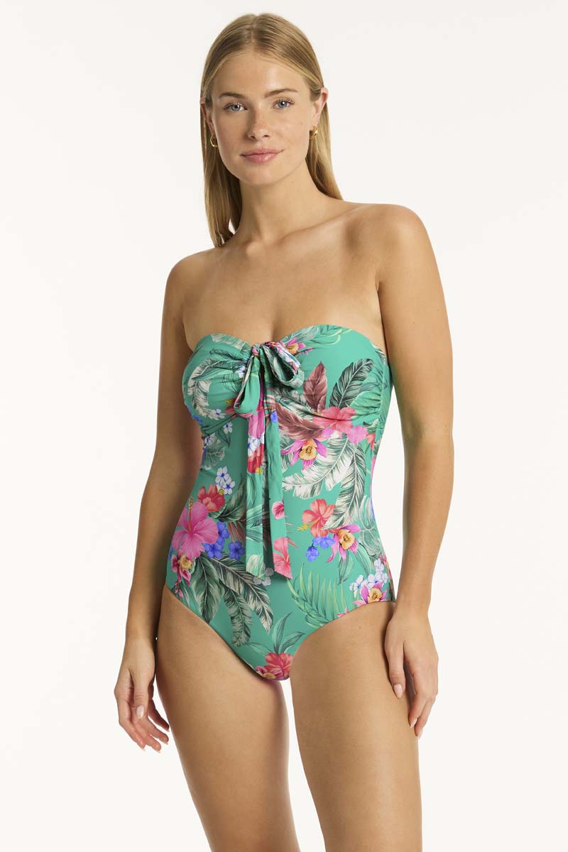 Pacifico Halter Bandeau One Piece - Pacifico - Sea Level Australia 