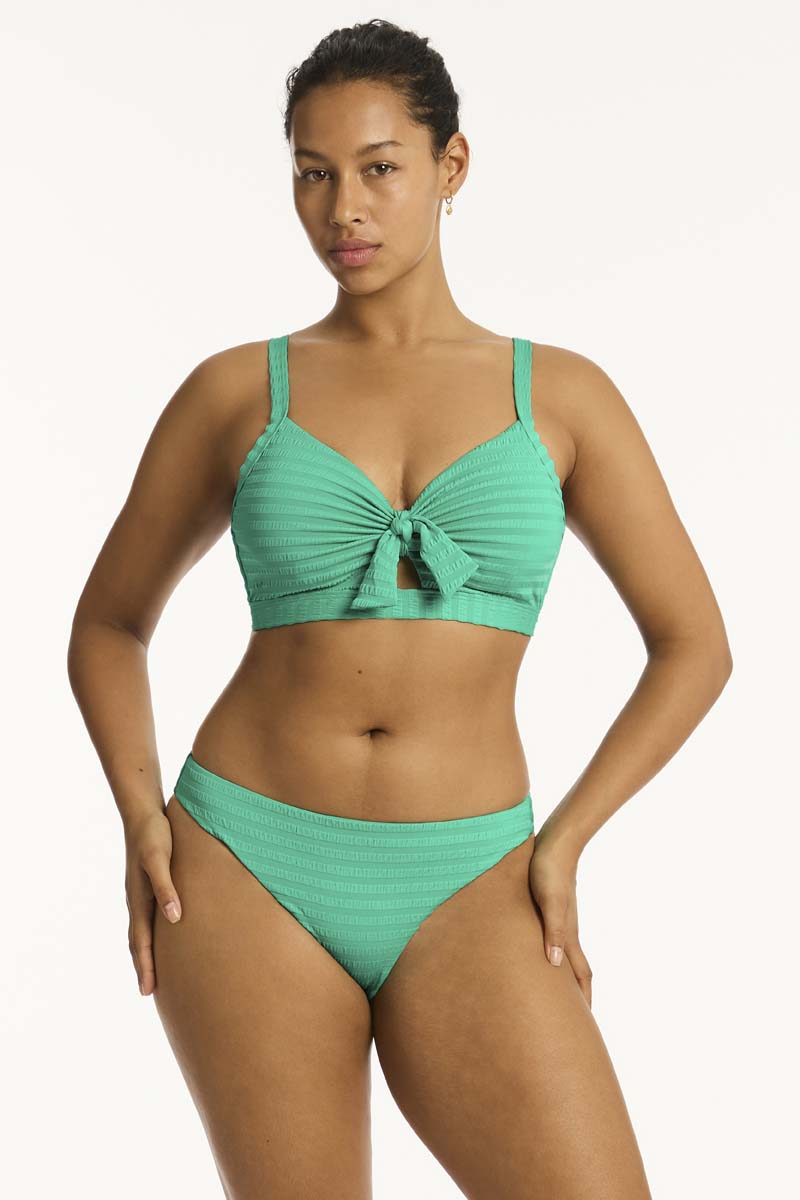 Evergreen Capri Tie Front DD/E Bralette - Sea Level - Sea Level Australia 