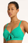 Evergreen Capri Tie Front DD/E Bralette - Sea Level - Sea Level Australia 