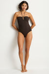 De Luxe U Bar Bandeau One Piece