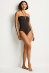 De Luxe U Bar Bandeau One Piece