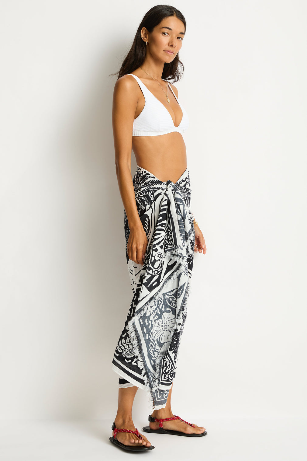 Jungle Lino Long Sarong in  | Sea Level Australia 