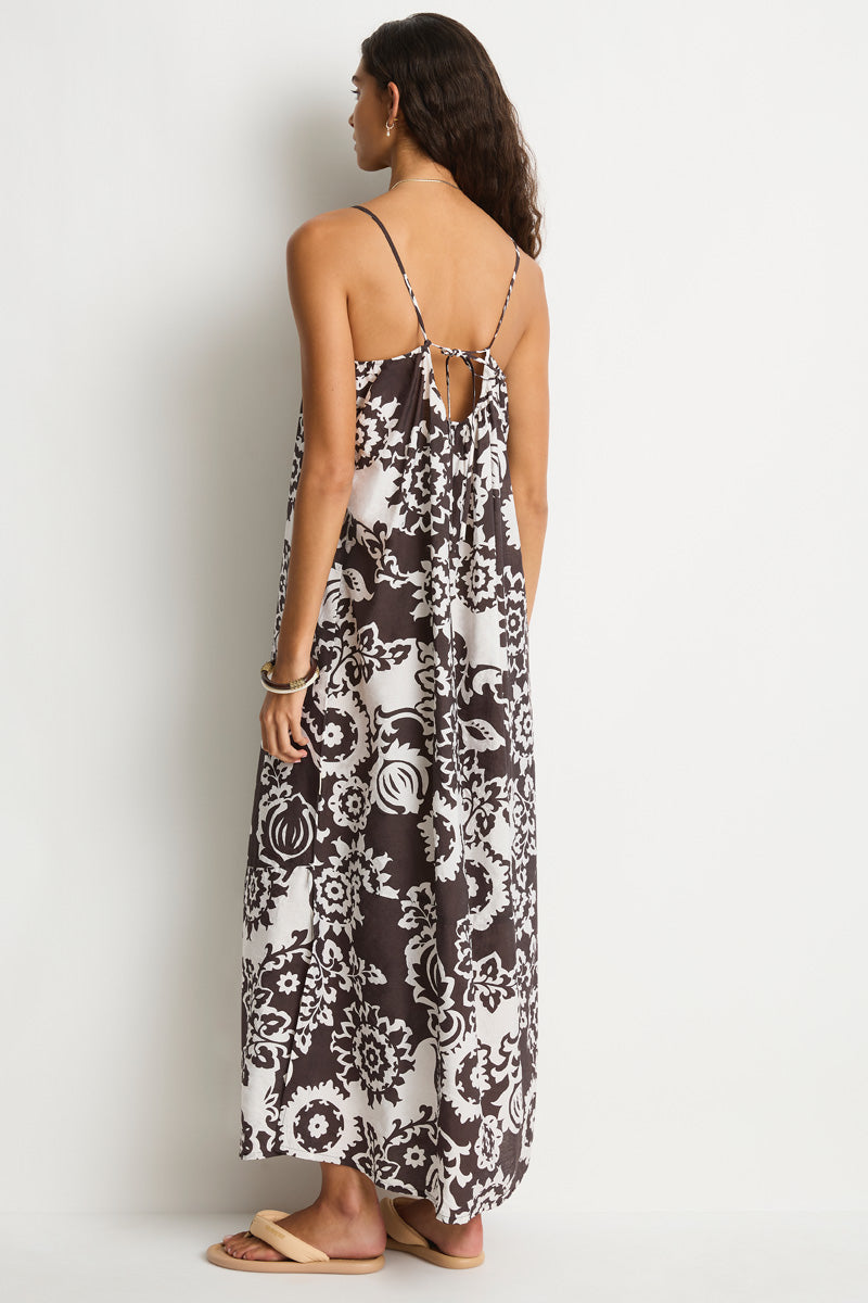 Kastello Tie Back Maxi Sundress