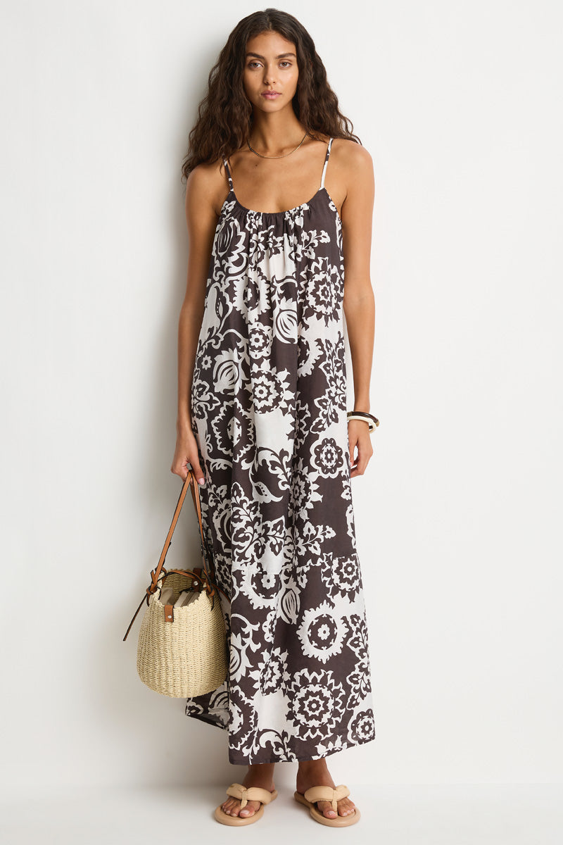 Kastello Tie Back Maxi Sundress