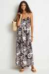 Kastello Tie Back Maxi Sundress