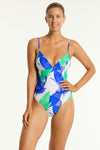 Sublime Cross Back Tri One Piece in Sea Level | Sea Level Australia 