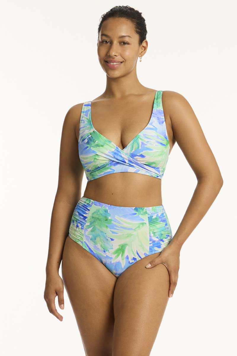 Key Largo Cross Front Multifit Bra - Key Largo - Sea Level Australia 