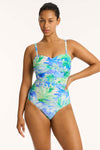 Key Largo Twist Bandeau One Piece - Key Largo - Sea Level Australia 