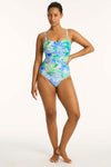 Key Largo Twist Bandeau One Piece - Key Largo - Sea Level Australia 