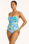 Key Largo Twist Bandeau One Piece - Key Largo - Sea Level Australia 