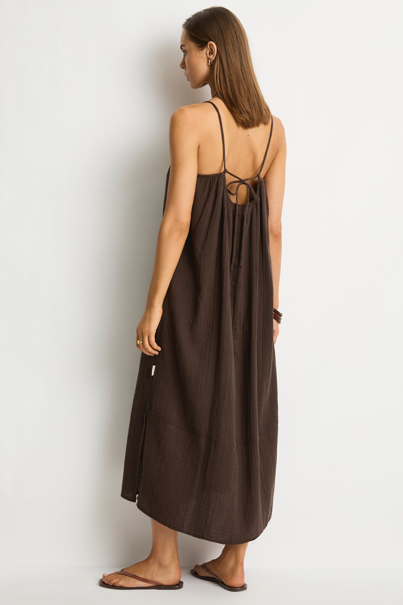 Sunset Tie Back Sundress