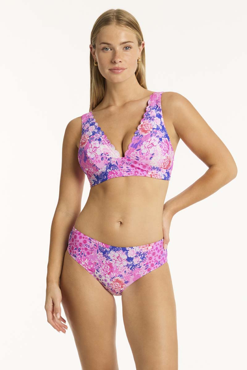 Fiesta Longline Tri Bra in Fiesta | Sea Level Australia