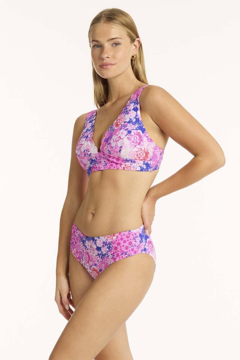 Fiesta Longline Tri Bra in Fiesta | Sea Level Australia